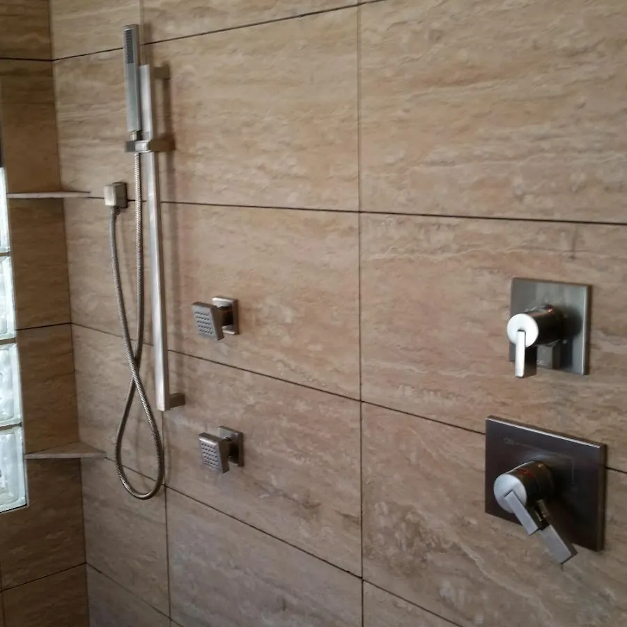 Shower fixture installation for Frozen Pipe Repair in Newport